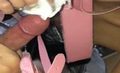 “吃完棒棒一会吃屁眼啊”对白淫.荡网上买来一堆情趣SM道具给小贱货换上大战三百回合小骚.货异常的兴奋流了好多水