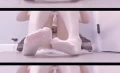 cuteli-白丝齐B超短裙-1